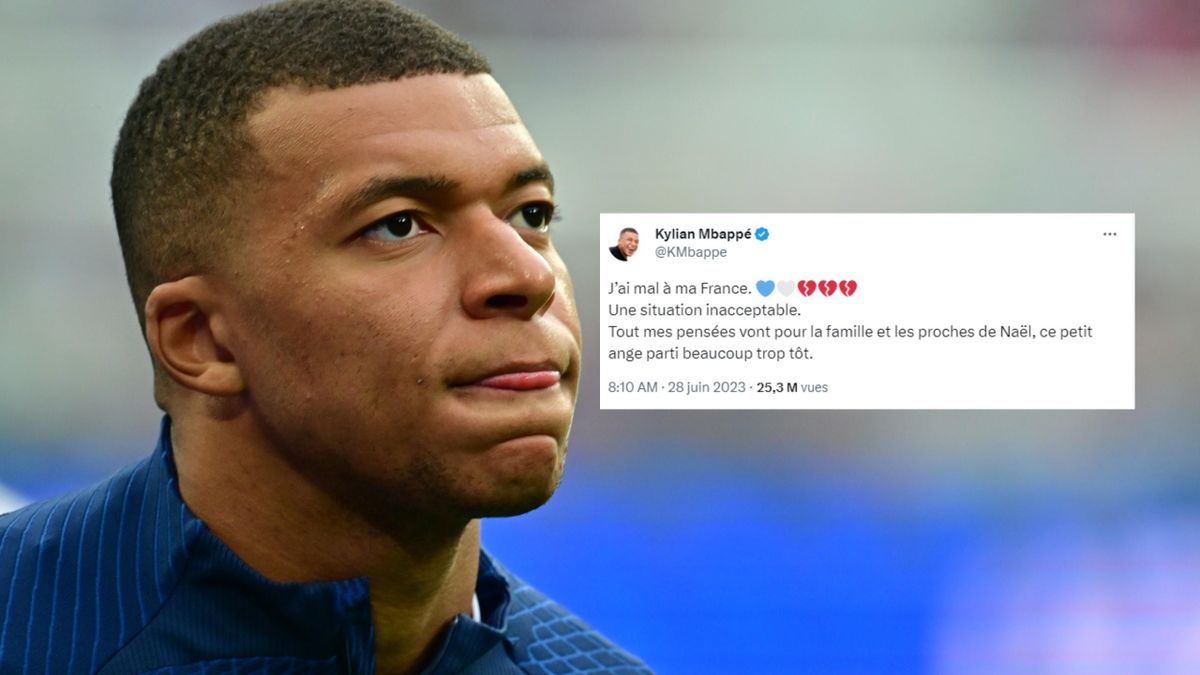 , les joueurs de l’équipe de France de football, Kylian Mbappé en tête appellent à « cesser les violences ».