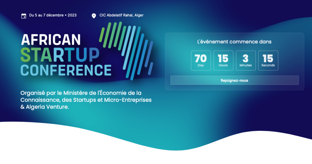 2e édition de la Conférence africaine des start-up : Rendez-vous le 5 décembre !
