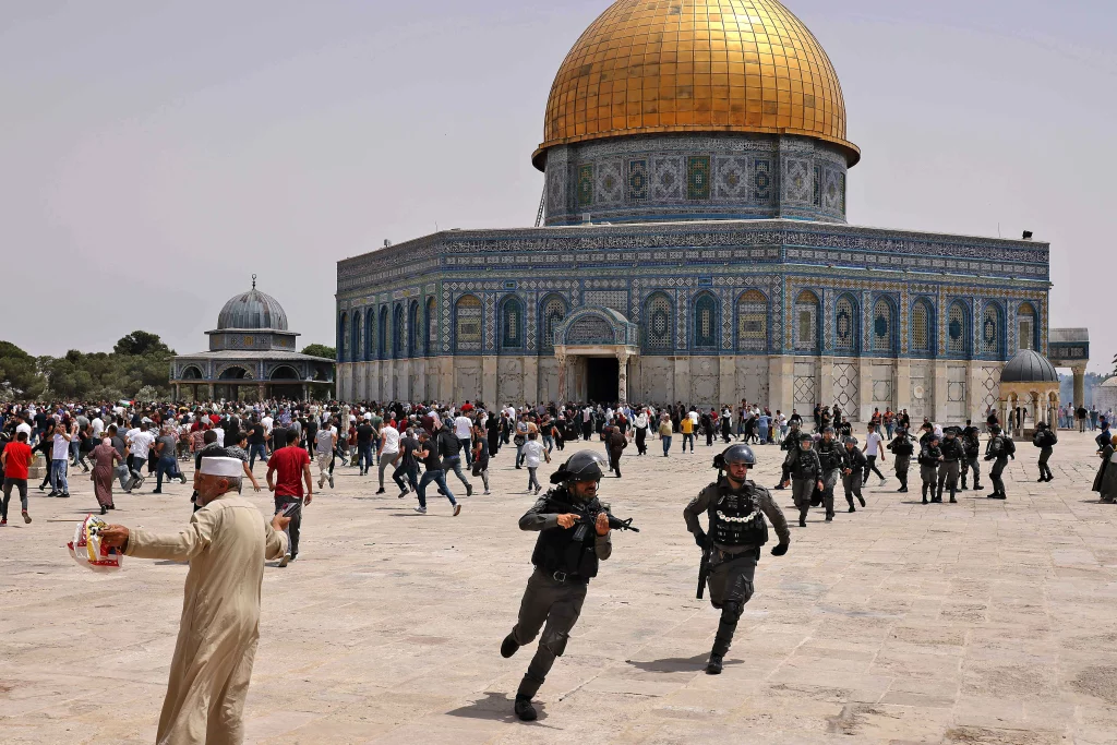 Les musulmans empêchés d’accéder à la mosquée d’El-Aqsa