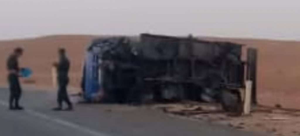 Ghardaïa: Collision entre deux camions, un mort et deux blessés