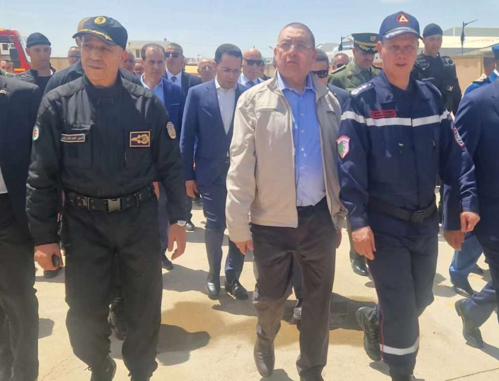 Brahim Merad à partir de Bouira: “L’Algérie dispose d’une Protection civile forte et expérimentée”