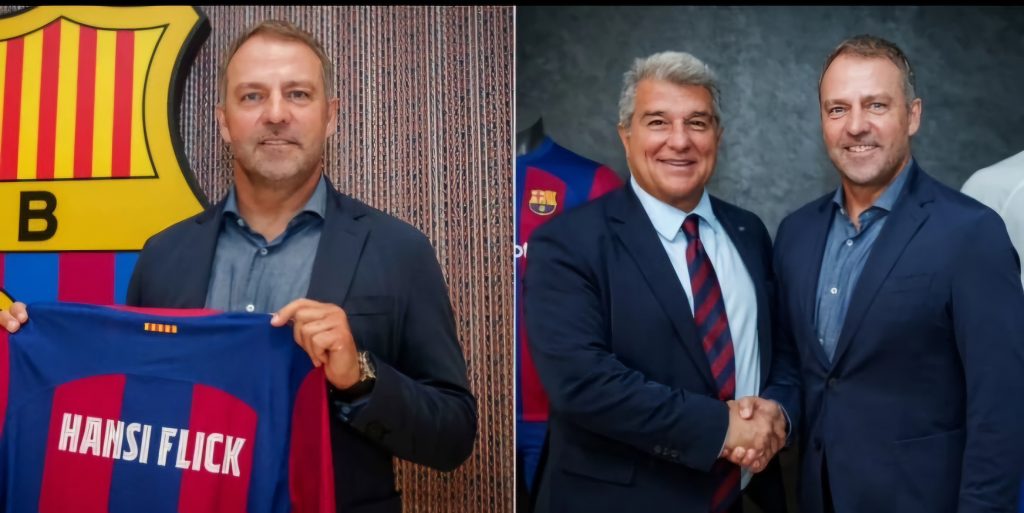 Hansi Flick nouvel entraîneur du FC Barcelone