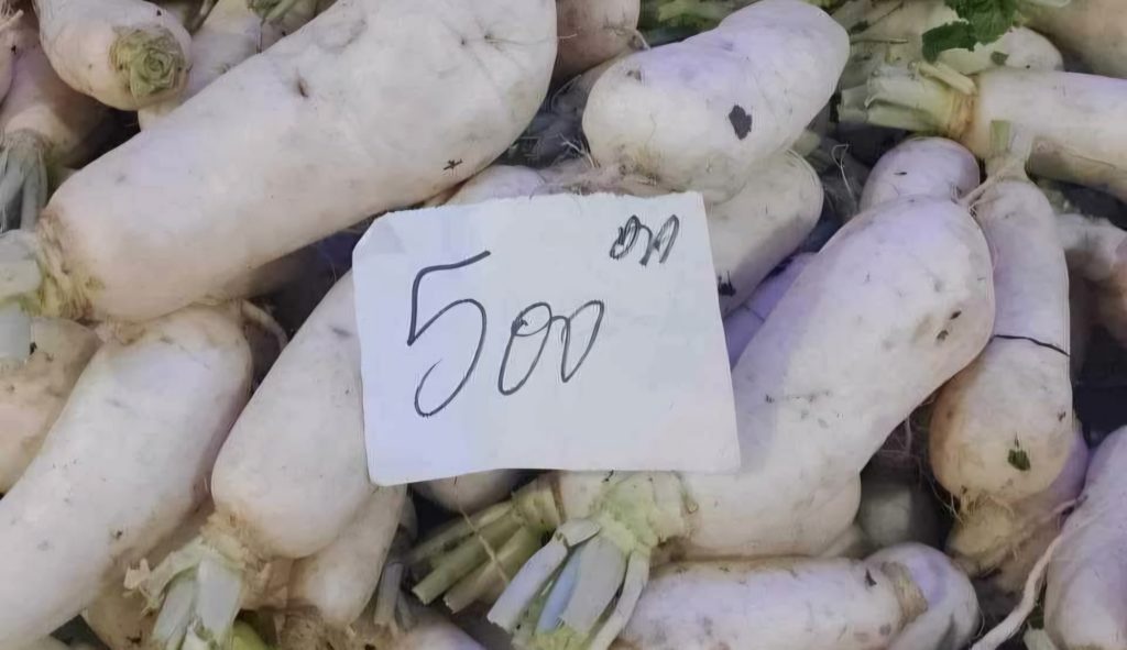 Les navets et les courgettes se négocient à prix d'or !