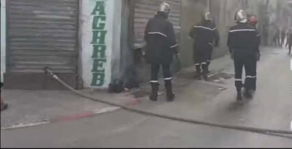 Oran: Incendie maîtrisé à la boutique "Disco Maghreb"