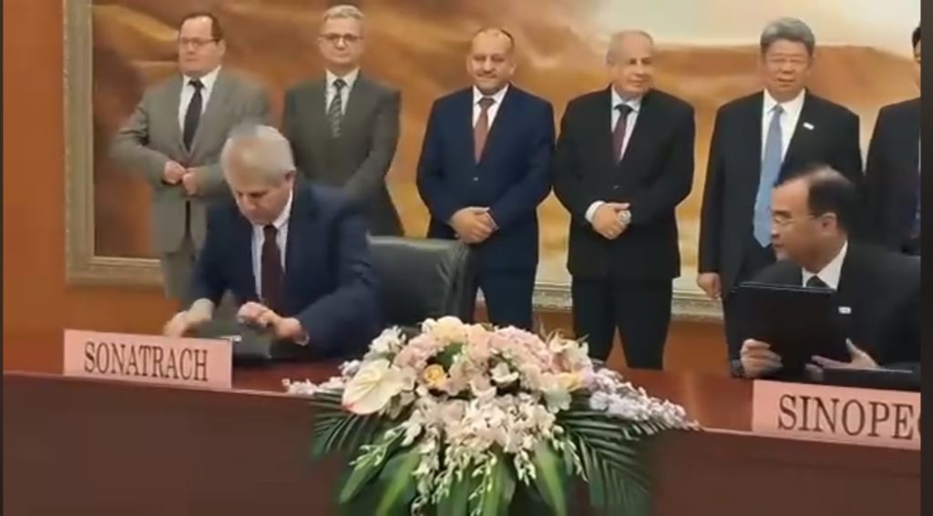 Sonatrach et Sinopec consolident leur partenariat