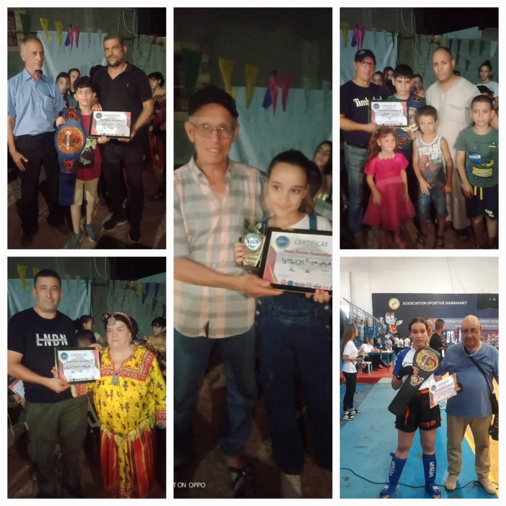 École Taourirt Kick-boxing: Le village Boumadène fier de ses champions !