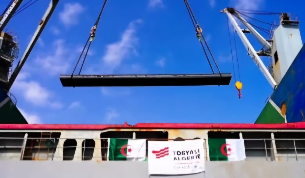 Exportations : Tosyali signe un nouveau record Tosyali Algérie: L'acier algérien s'exporte en Espagne!