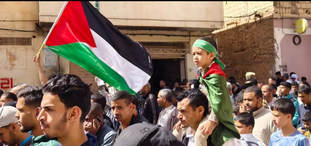 Ghardaïa se mobilise pour la Palestine (Photos)