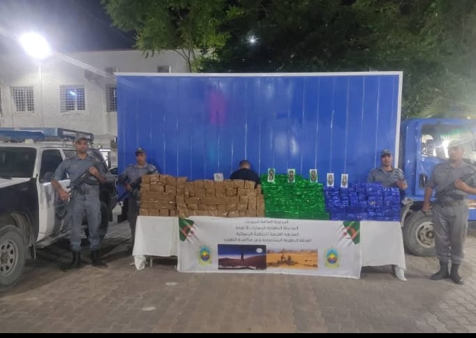 Laghouat : 450 kg de kiff traité interceptés