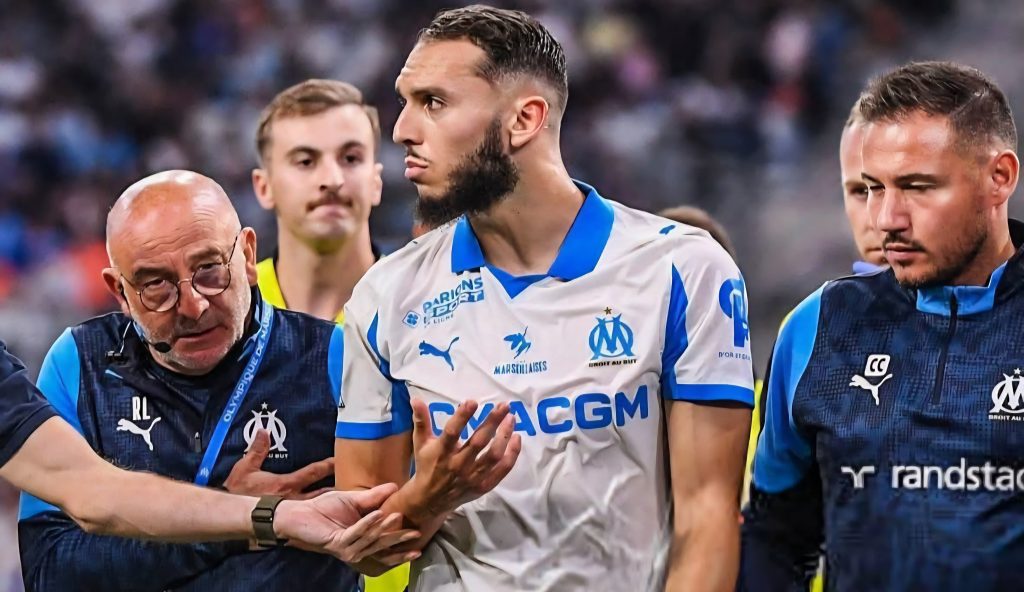 OM : Amine Gouiri sort blessé La victoire de l’OM face à Lorient a été assombrie par la blessure d’Amine Gouiri, sorti avant la mi-temps