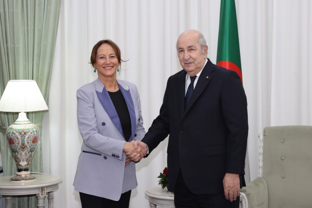 Ce qu’a dit Mme Royal au président Tebboune Mme Ségolène Royal, a été reçue ce mardi 27 janvier 2026 par le président de la République, M. Abdelmadjid Tebboune.