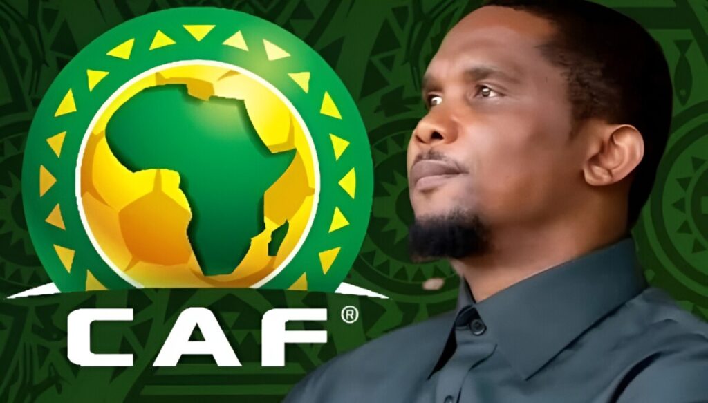 En pleine CAN, la CAF sanctionne Samuel Eto’o En pleine CAN 2025, la CAF a frappé fort en infligeant une lourde sanction à Samuel Eto’o après son coup de colère lors du quart de finale face au voisin de l'ouest.