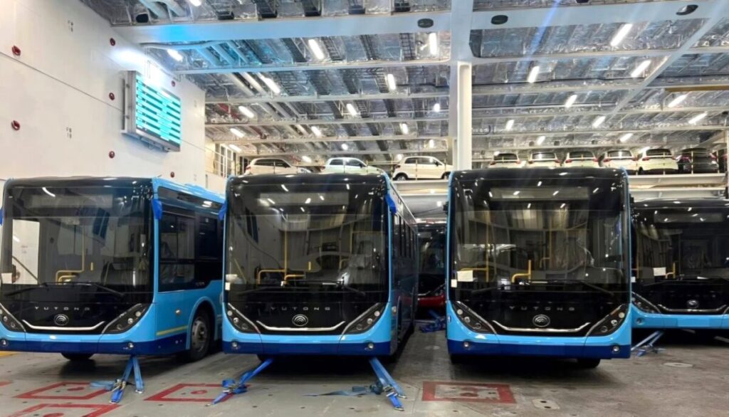 L'opération de réception de bus importés auprès de la Chine et l'Allemagne se poursuit en Algérie.