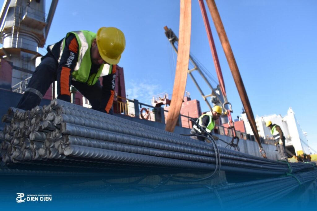 Exportation d’acier : AQS expédie plus de 44 000 tonnes via les ports de Jijel et Annaba