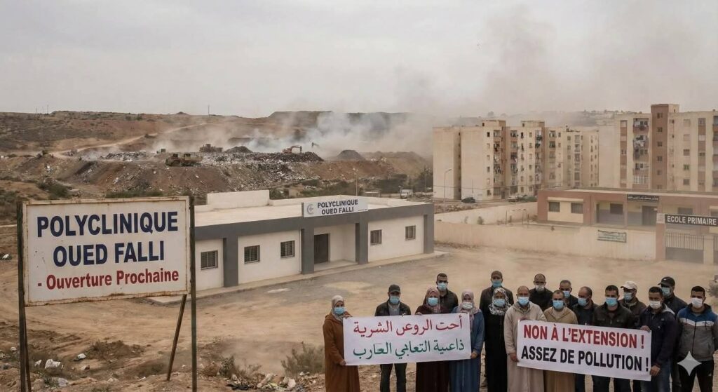 Le Centre d'enfouissement technique d’Oued Falli, situé à cinq kilomètres de Tizi-Ouzou, est au cœur d'une vive polémique