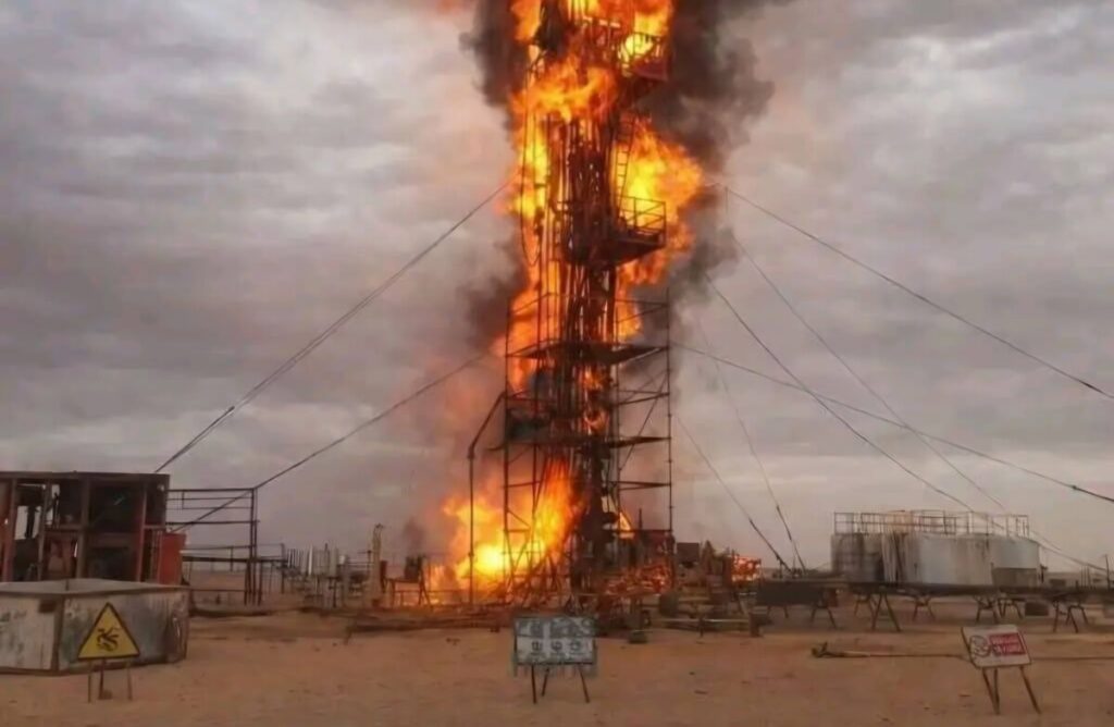Drame au site pétrolier de Hassi Messaoud ! Une terrible explosion suivie d’un gigantesque incendie s’est produite samedi matin sur le site d’un puits de pétrole à Hassi Messaoud, à 85 km au sud-est du chef-lieu de wilaya, Ouargla.