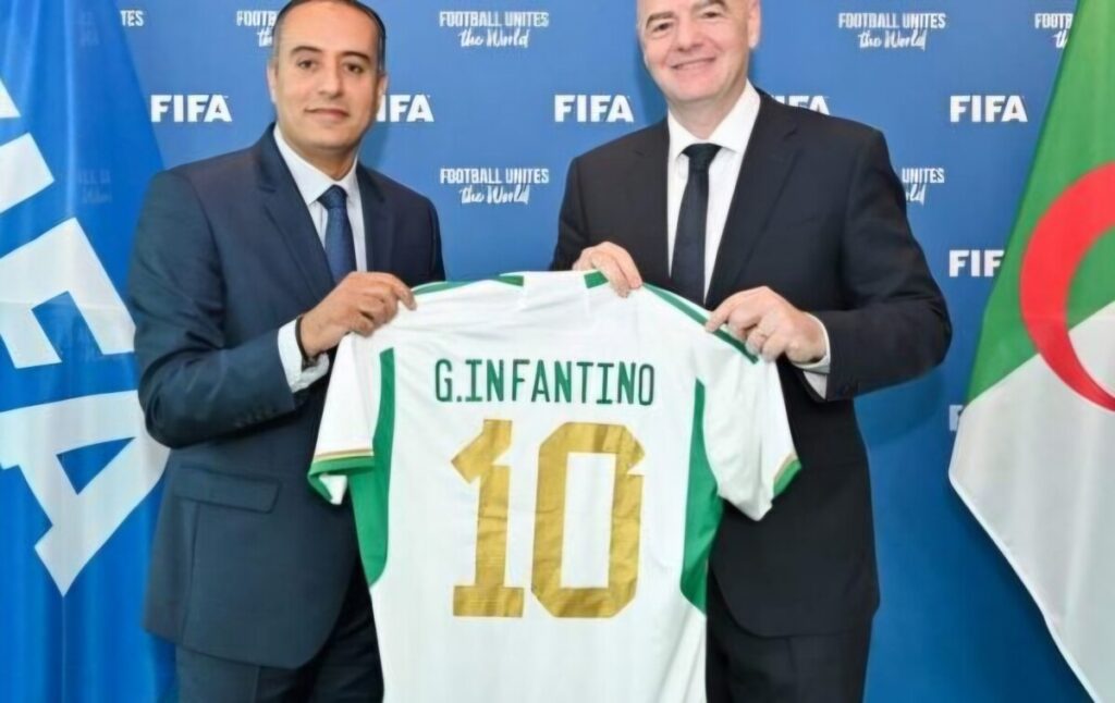 La visite du président de la FIFA, Gianni Infantino, en Algérie s’annonce stratégique