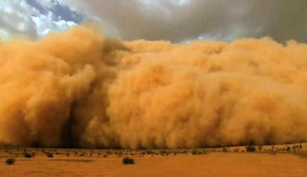De forts vents de sable et des précipitations orageuses sont annoncés sur la wilaya de Tindouf