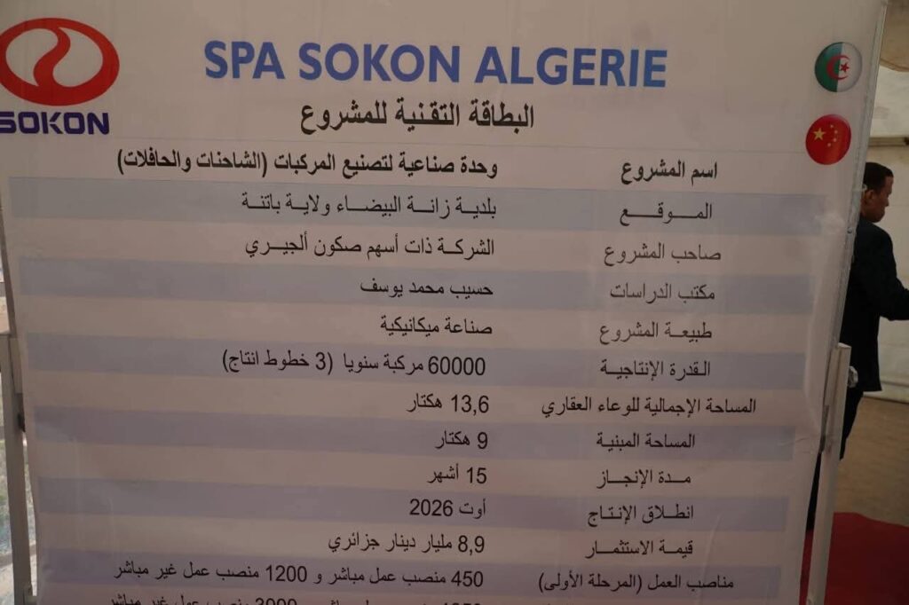 Usine Sokon à Batna : le wali accélère la cadence pour une mise en service dès l’été 2026 1 1000140727