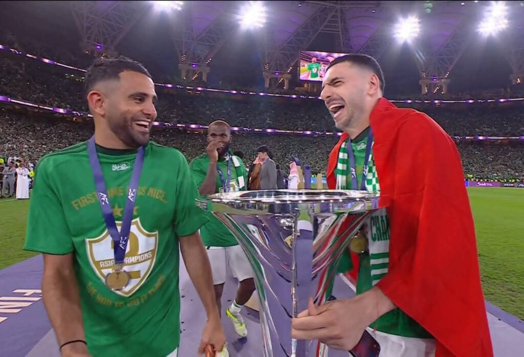 Riyad Mahrez a remporté une deuxième Ligue des champions asiatique avec Al-Ahli