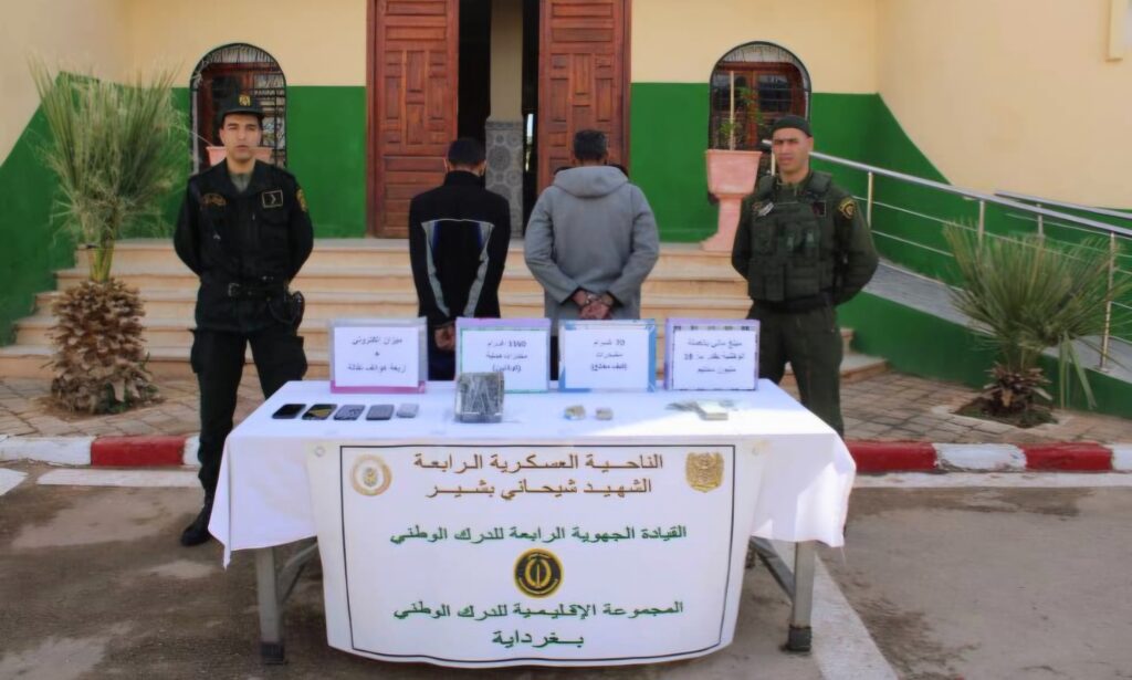 Dans une opération minutieusement préparée, la gendarmerie nationale de Ghardaïa a mis hors d'état de nuire deux narcotrafiquants