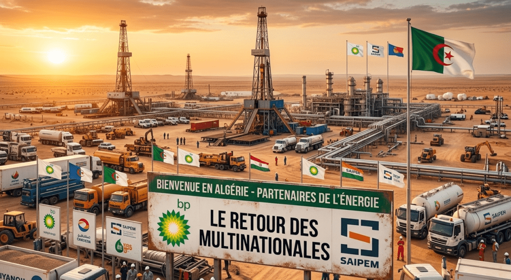 Après des années d’absence, les multinationales de l’énergie se bousculent à nouveau en Algérie