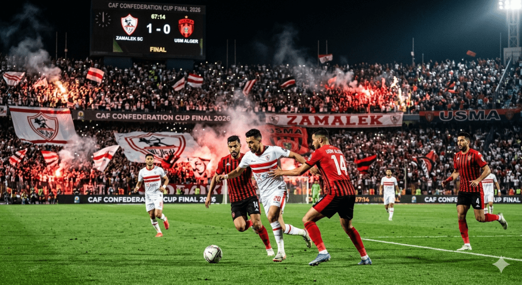 Zamalek - USMA : voici toutes les chaînes qui vont diffuser le match retour de la Coupe de la CAF.