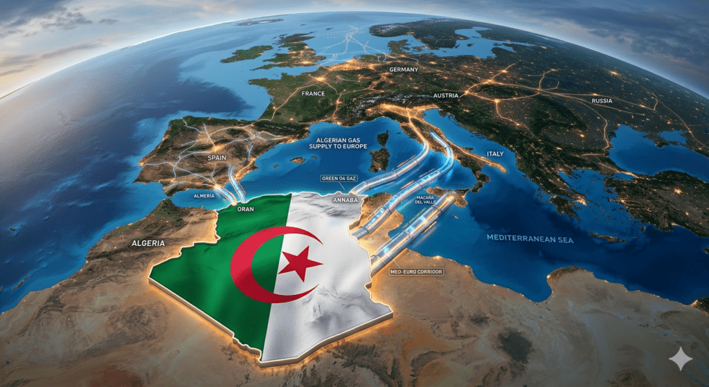 l'Algérie consolide sa position de pilier central pour la sécurité énergétique de l’Union européenne.