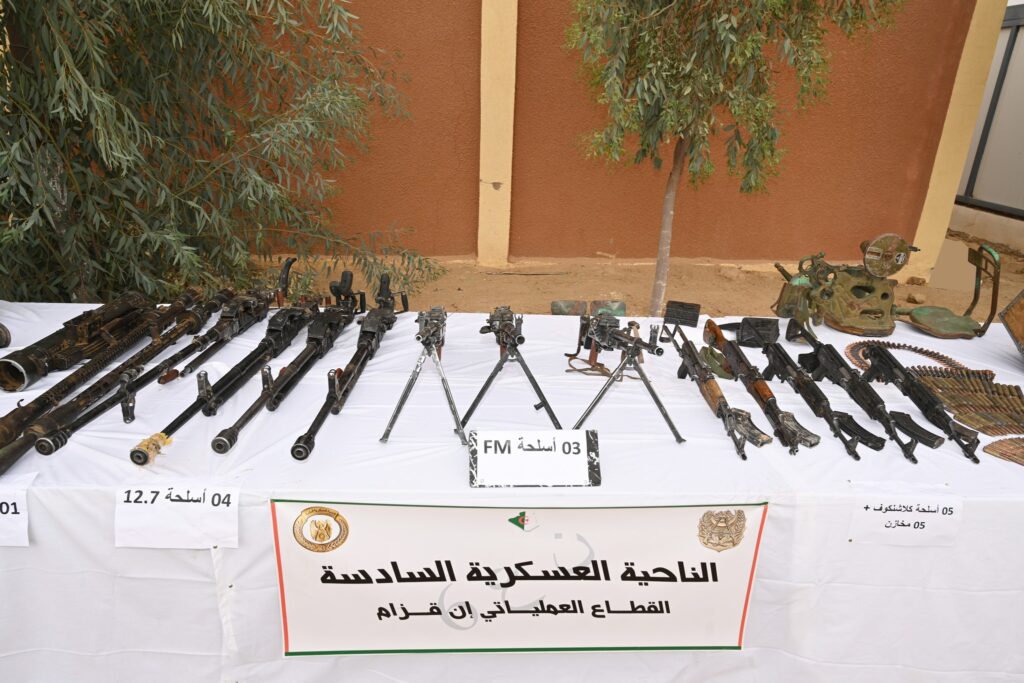 L’ANP met la main sur un arsenal de guerre à In Guezzam 1 711546185 1296583212644448 8242066137736213620 n