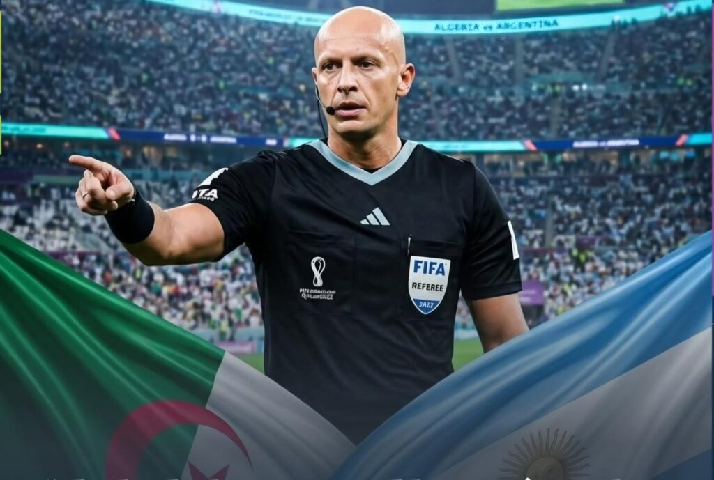 Le Polonais Szymon Marciniak pour arbitrer Argentine-Algérie le Polonais Szymon Marciniak possède déjà une histoire particulière avec les deux sélections.
