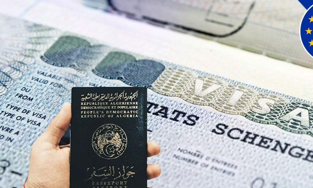 En 2025, 284 000 Algériens ont obtenu un visa Schengen. Le taux de refus recule à 31 %. La France et l'Espagne captent 88 % des demandes.