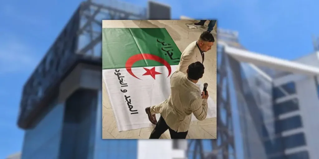 Drapeau algérien piétiné à Hydra : Le verdict est tombé ! Le tribunal de Bir Mourad Raïs a prononcé ce lundi un verdict d'une sévérité rare dans l'affaire du drapeau national profané lors d'une soirée d'influenceurs dans un hôtel de luxe de la capitale.