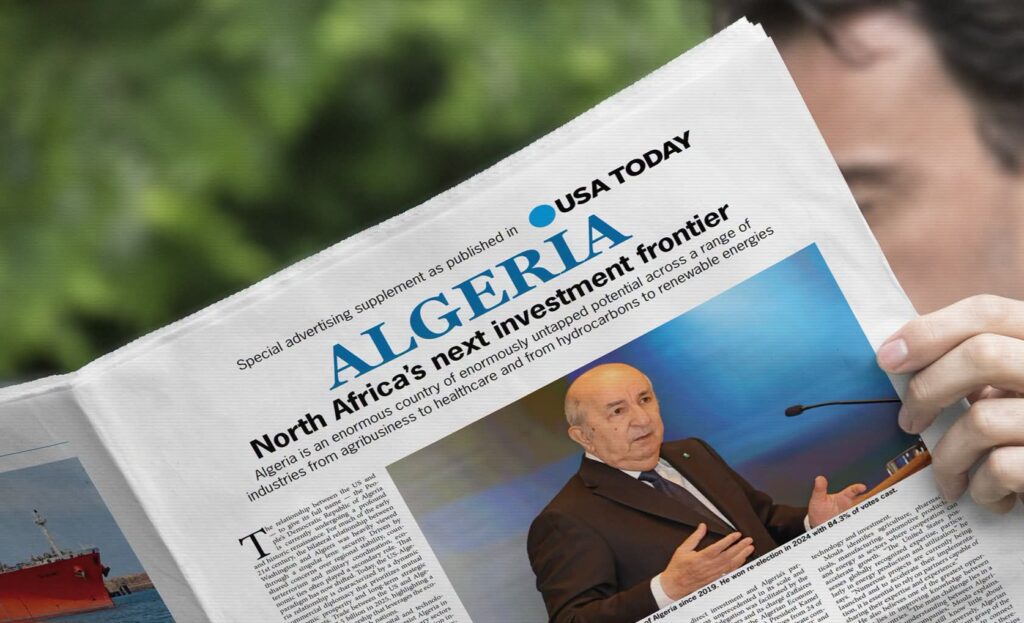 Pourquoi USA Today mise gros sur l’Algérie en Afrique du Nord