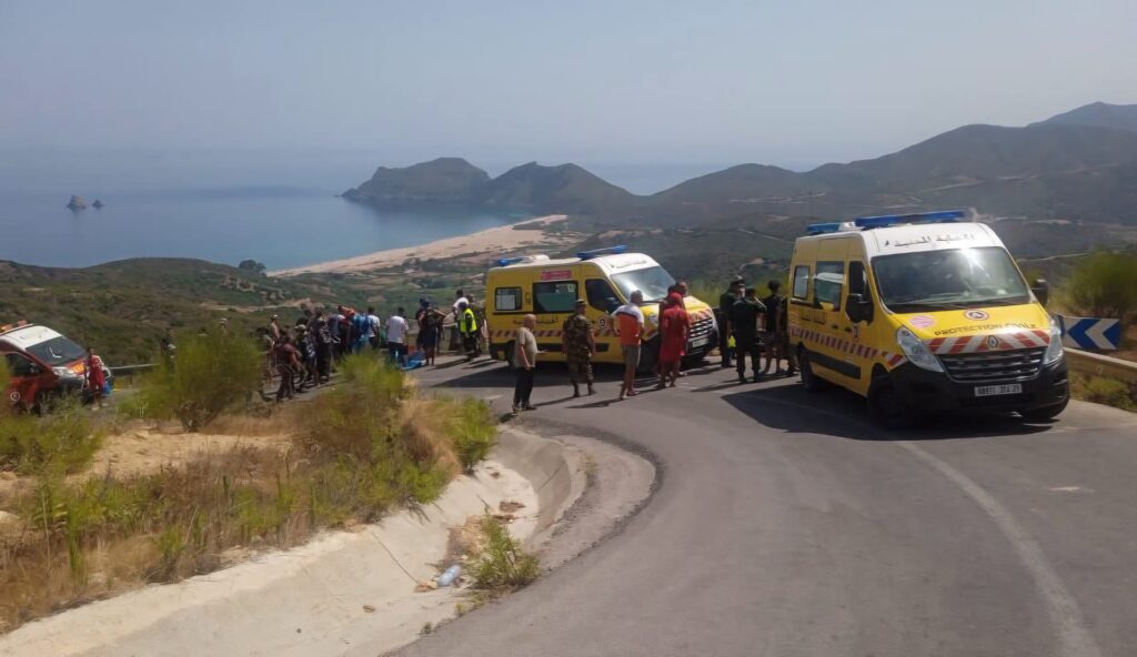 Drame de la route à Skikda : un bus «plonge» de 30 mètres dans un ravin à Oued Bibi accident-bus-skikda-oued-bibi