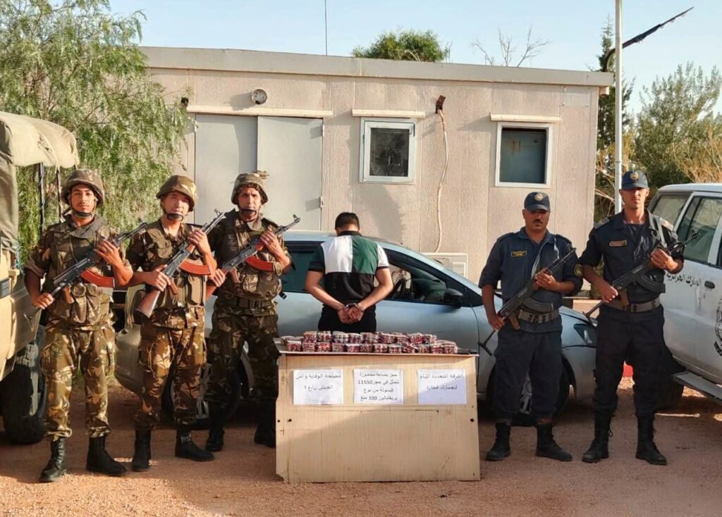 Saisie record de 11 550 comprimés de Prégabaline 300 mg à Djelfa. Douane et armée s'unissent contre le trafic de psychotropes. Bilan et détails de l'opération.