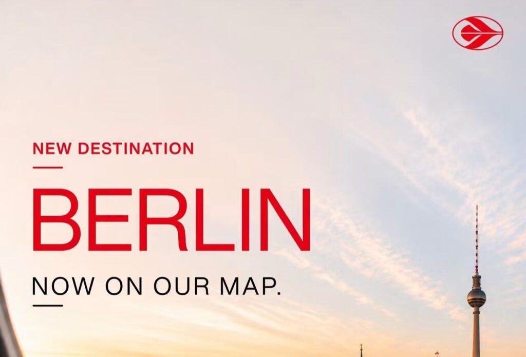 Air Algérie officialise la liaison Alger-Berlin : une nouvelle ligne directe vers l’Allemagne Air Algérie poursuit l'expansion de son réseau international en officialisant le lancement d’une nouvelle liaison aérienne directe reliant Alger à Berlin.